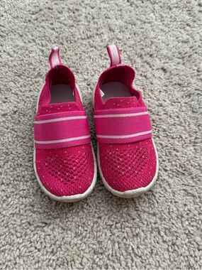 OshKosh B'gosh Bright Pink Slip-On Knit Sneakers for Kids